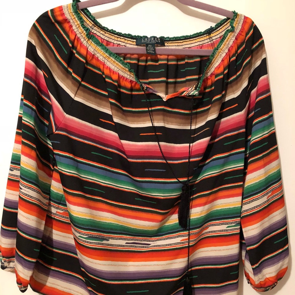 Ralph Lauren blouse🧡💚❤️💛💜